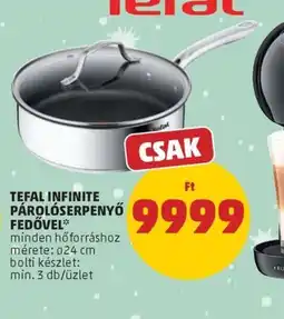 PENNY TEFAL INFINITE PÁROLSERPENYŐ ajánlat