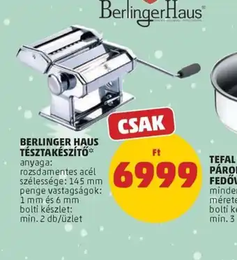 PENNY BERLINGER HAUS TÉSZTAKÉSZÍTŐ ajánlat