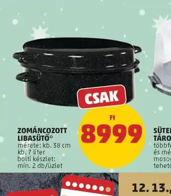 PENNY ZOMÁNCOZOTT LIBASÜTŐ ajánlat