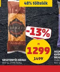 PENNY GESZTENYÉS BEIGLI ajánlat