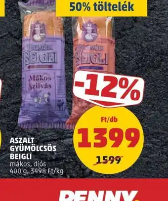 PENNY ASZALT GYÜMÖLCSÖS BEIGLI ajánlat