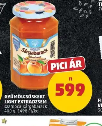 PENNY GYÜMÖLCSÖSKERT LIGHT EXTRADZSEM ajánlat