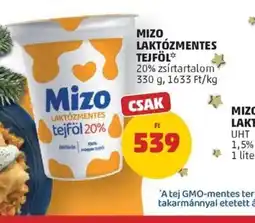 PENNY Mizo laktzmentes tejföl ajánlat
