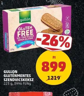 PENNY GULLON GLUTÉNMENTES SZENDVICSKEKSZ ajánlat