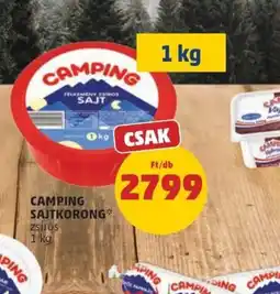 PENNY CAMPING SAJT KORONG ajánlat