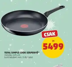 PENNY TEFAL SIMPLE COOK SERPENYŐ ajánlat