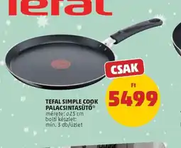 PENNY TEFAL SIMPLE COOK PALACSINTASÜTŐ ajánlat