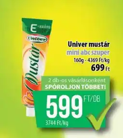 Coop Univer mustár mini abc szuper ajánlat