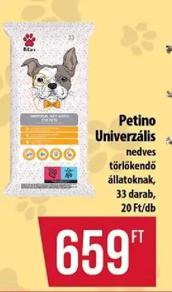 Petino Univerzális nedves törlőkendő
