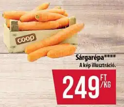 Coop Sárgarépa ajánlat