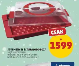 PENNY SÜTEMÉNYES ÉS TÁLALDOBOZ ajánlat