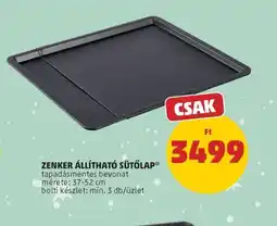 PENNY ZENKER ÁLLÍTHAT SÜTŐLAP ajánlat