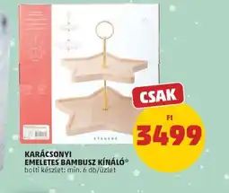 PENNY KARÁCSONYI EMELETES BAMBUSZ KÍNÁL ajánlat