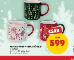 PENNY KARÁCSONYI MINTÁS BÖGRE ajánlat