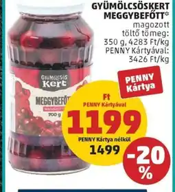 PENNY GYÜMÖLCSÖSKERT MEGGYBEFŐTT ajánlat