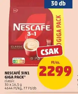 PENNY NESCAFÉ 3IN1 GIGA PACK ajánlat