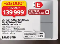 Auchan SAMSUNG RB33B610ESA HŰTŐSZEKRÉNY ajánlat