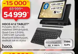 Auchan HOCO A12 TABLET ajánlat