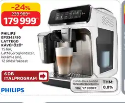 Auchan PHILIPS LATTEGO KÁVÉFŐZŐ ajánlat