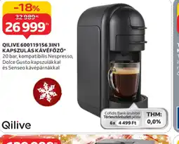 Auchan QILIVE KAPSZULÁS KÁVÉFŐZŐ ajánlat