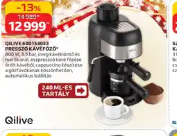 Auchan QILIVE 600153053 PRESSZ KÁVÉFŐZŐ ajánlat