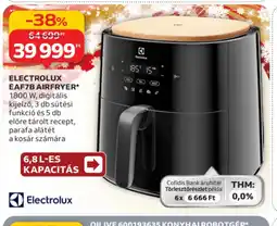 Auchan ELECTROLUX EAF7B AIRFRYER ajánlat