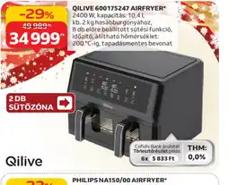 Auchan QILIVE 600175247 AIRFRYER ajánlat