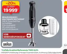 Auchan BRAUN MQ30201 MULTIQUICK BOTMIXER ajánlat
