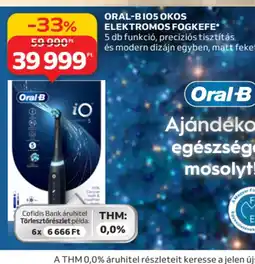 Auchan ORAL-B OKOS ELEKTROMOS FOGKEFE ajánlat