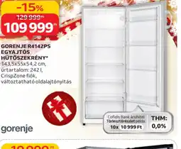 Auchan GORENJE R4142PS HŰTŐSZEKRÉNY ajánlat
