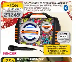 Auchan SENCOR SSS3200 GYERMEK HANGSZR ajánlat