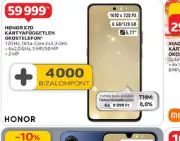 Auchan HONOR X7D OKOSTELEFON ajánlat