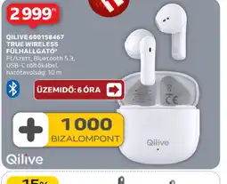 Auchan QILIVE 600158467 TRUE WIRELESS FÜLHALLGAT ajánlat