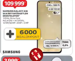 Auchan SAMSUNG GALAXY A36 5G OKOSTELEFON ajánlat