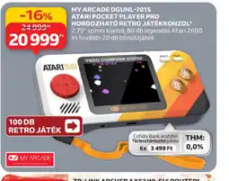 Auchan MY ARCADE ATARI POCKET PLAYER PRO ajánlat