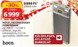Auchan HOCO J103 DISCOVERY POWERBANK ajánlat