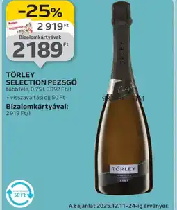 Auchan TÖRLEY SELECTION PEZSGŐ ajánlat