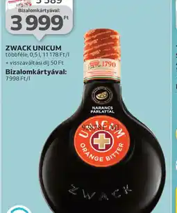 Auchan ZWACK UNICUM ajánlat