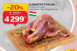 Auchan ELŐHŰTÖTT FÁCÁN ajánlat