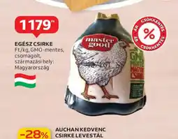 Auchan MASTER GOOD EGÉSZ CSIRKE ajánlat
