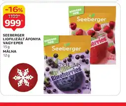 Auchan SEEBERGER LIOFILIZÁLT ÁFONYA VAGY EPER ajánlat