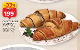 Auchan Csokoládés croissant ajánlat