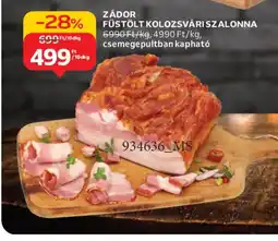 Auchan ZÁDOR FÜSTÖLT KOLOZSVÁRI SZALONNA ajánlat