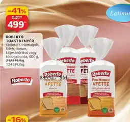 Auchan ROBERTO TOAST KENYÉR ajánlat