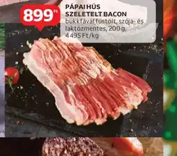 Auchan PÁPAI HÚS SZELETELT BACON ajánlat