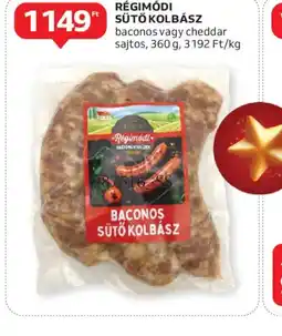 Auchan RÉGIMDI SÜTŐ KOLBÁSZ ajánlat