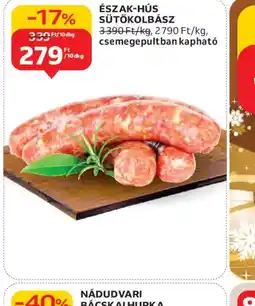 Auchan ÉSZAK-HÚS SÜTŐKOLBÁSZ ajánlat