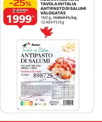 Auchan AUCHAN ANTIPASTO DI SALUMI ajánlat