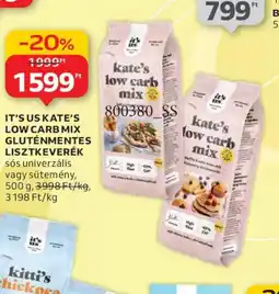Auchan IT'S US KATE'S LOW CARB MIX ajánlat