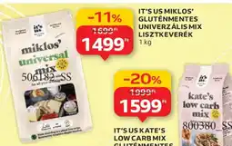 Auchan MIKLOS' GLUTÉNMENTES LISZTKEVERÉK ajánlat